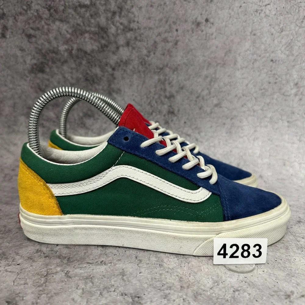 Vans Old Skool Sneakers Women 6.5 Multicolor Yacht Club Colorblock Canvas
